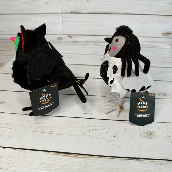 Hyde & Eek! Featherly Friends Skitter & Batrick Halloween Decor - Picture 4 of 7